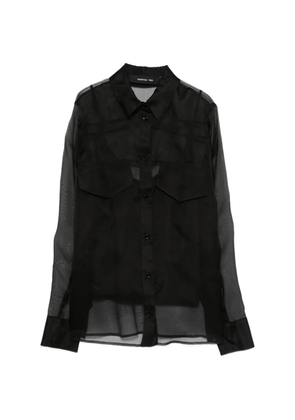 Federica Tosi button-fastening shirt - Black