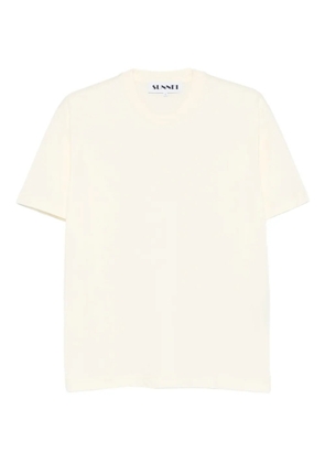 Sunnei logo classic t-shirt - Neutrals
