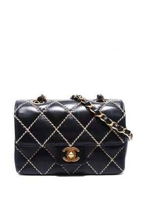CHANEL Pre-Owned 2003-2004 mini Wild Stitch shoulder bag - Black