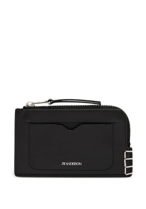 JW Anderson zip-up card wallet - Black