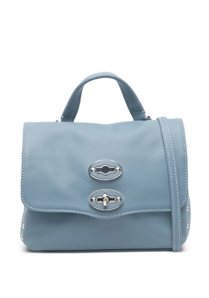 Zanellato small Postina® studded tote bag - Blue