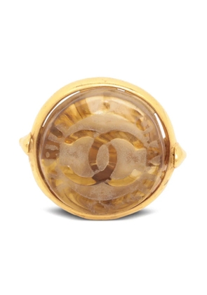 CHANEL Pre-Owned 1999 round-shape ring - Gold