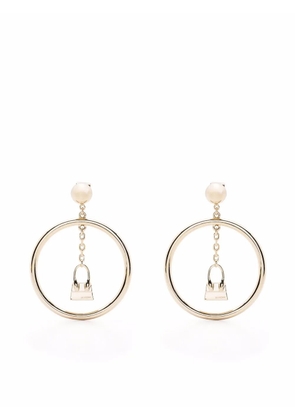 Jacquemus Le Chiquito drop hoop earrings - Gold