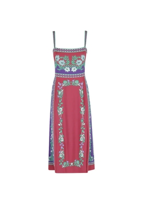 La DoubleJ Buy Me A Martini floral print midi dress - Pink