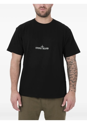 Stone Island logo-detail T-shirt - Black