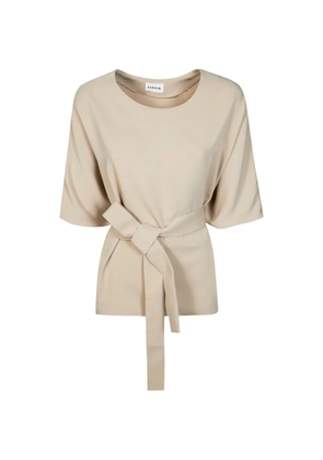P.A.R.O.S.H. tie-waist blouse - Neutrals