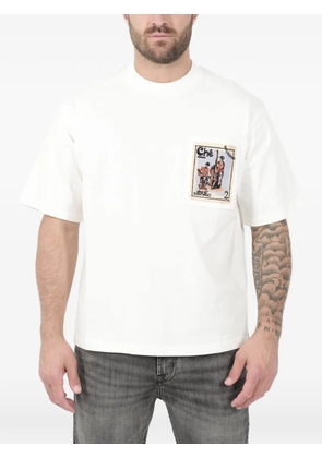 CHÉ Santiago printed pocket T-shirt - White