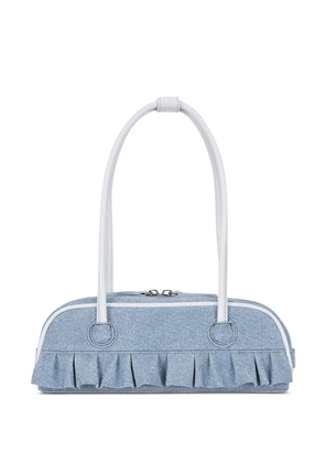 Marge Sherwood x Peanuts ruffled boston shoulder bag - Blue