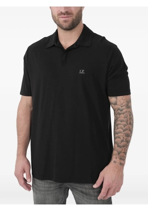 C.P. Company logo polo shirt - Black