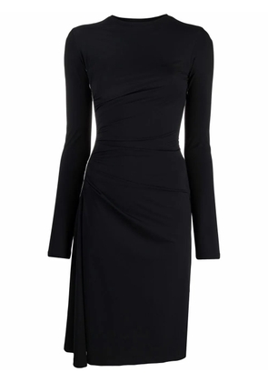 Off-White logo tape dress - Black