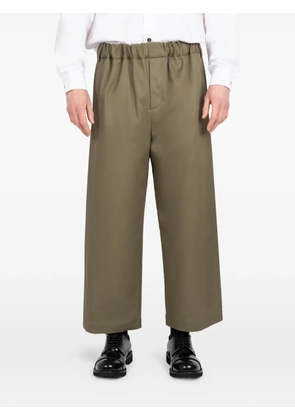 Société Anonyme elasticated-waistband trousers - Green