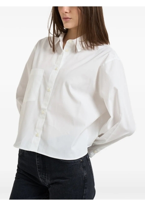 ANINE BING chest-pocket shirt - White