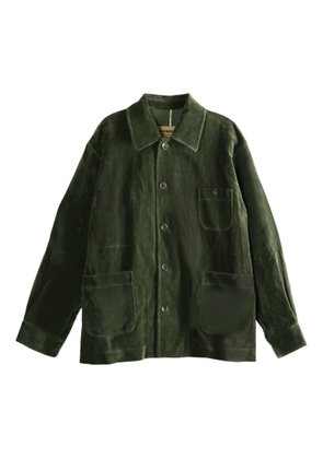 Uma Wang Jinn patch-pocket shirt jacket - Green