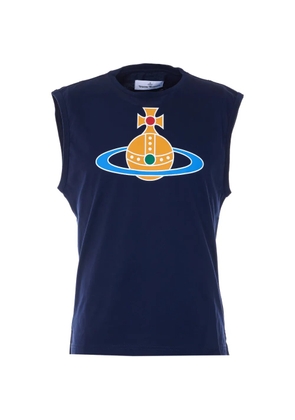 Vivienne Westwood oversized orb T-shirt - Blue