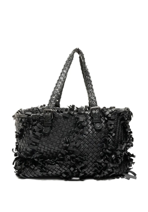 Bottega Veneta Pre-Owned 2011 intrecciato tote bag - Black