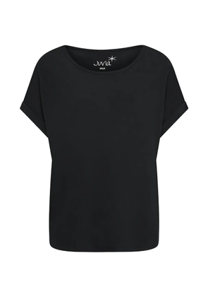 Juvia rolled-sleeve T-shirt - Black