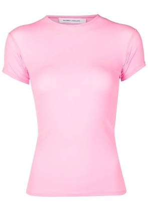 Gloria Coelho crew neck short-sleeved T-shirt - Pink