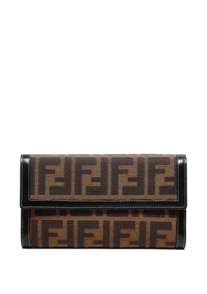 Fendi Pre-Owned 1990-2000s Zucca canvas wallet - Brown
