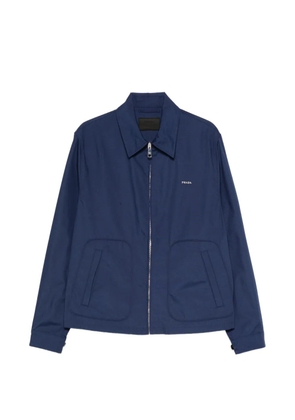 Prada zip jacket - Blue