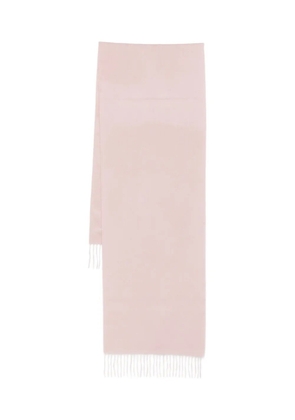 Begg x Co plain fringed scarf - Pink