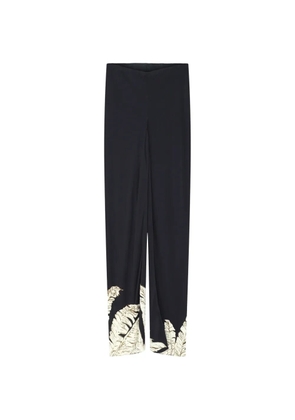 Hemant And Nandita bias-cut trousers - Black