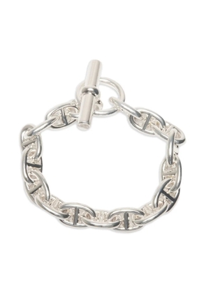 Hermès Pre-Owned 2022 Hermes chaine dunkle chain bracelet - Silver