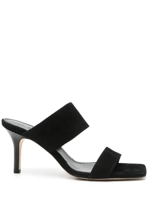 Aeyde 70mm suede sandals - Black