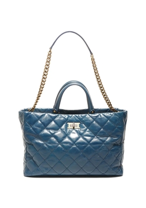 CHANEL Pre-Owned 2011 2.55 Reissue Glazed tote bag - Blue