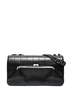 CHANEL Pre-Owned 2005-2006 Chocolate Bar quilted-chain shoulder bag - Black