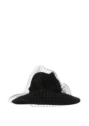 Stephen Jones bow-detail fedora hat - Black