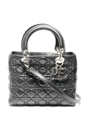 Christian Dior Pre-Owned 2009 Lady Dior two-way handbag - Black