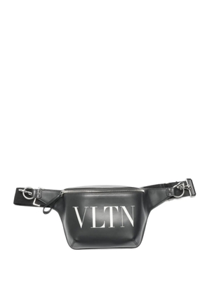 Valentino Garavani Pre-Owned 2018-2025 logo leather belt bag - Black
