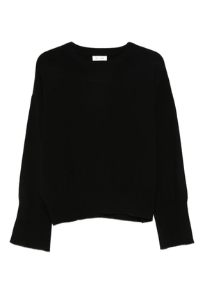 Soft Goat crew-neck long-sleeve knitwear - Black