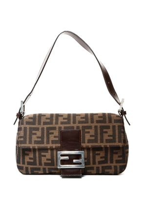 Fendi Pre-Owned 1990-2000 Zucca Canvas Mamma Bucket shoulder bag - Brown