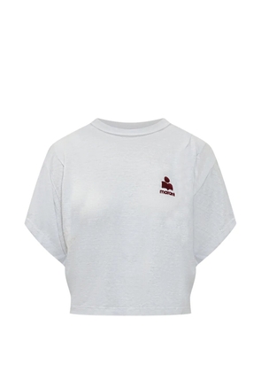 MARANT ÉTOILE Kyanzae-GZ logo-print T-shirt - White