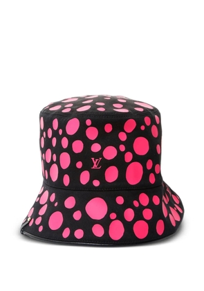 Louis Vuitton Pre-Owned x Yayoi Kusama 2015-2025 reversible polka-dot bucket hat - Black