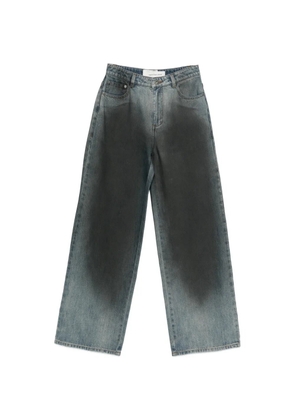 Feng Chen Wang faded-effect denim jeans - Blue