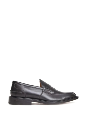 Tricker's James leather loafers - Black