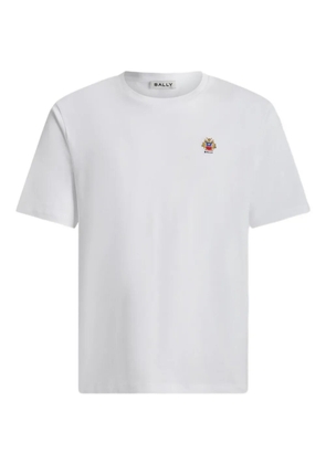 Bally crest cotton T-shirt - White