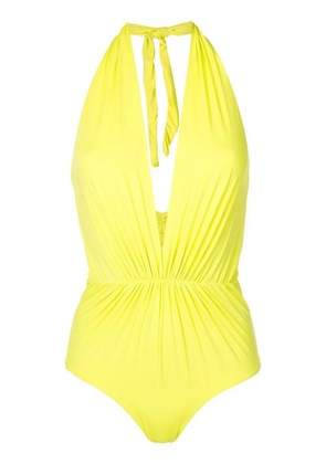 Clube Bossa Ronson deep-plunge swimsuit - Green