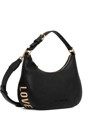 Love Moschino logo lettering tote bag - Black