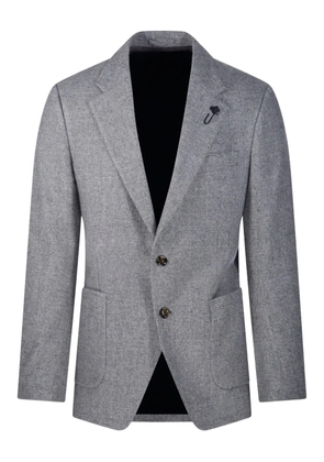 Lardini checked blazer - Grey