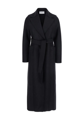 Harris Wharf London belted lapels coat - Black