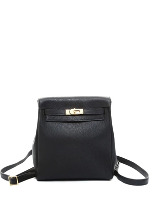 Hermès Pre-Owned 2000s PM Kelly Ado leather lock backpack - Black