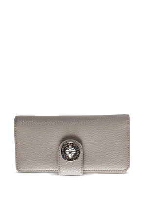 Marc Jacobs turnlock-fastening leather wallet - Grey