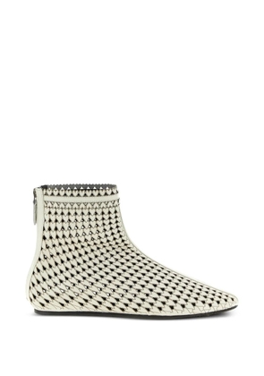 ISABEL MARANT Ferix leather ankle boots - Neutrals