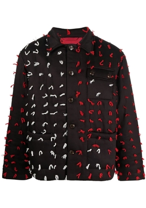 BODE Duo Handtie quilted jacket - Black