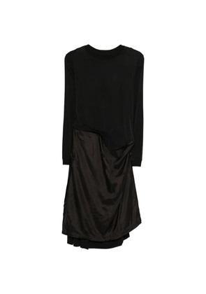 Maison Margiela draped dress - Black