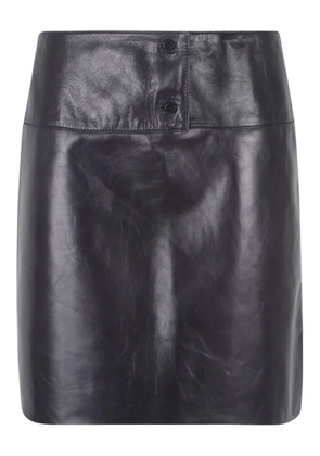 Paloma Wool Rietti leather mini skirt - Grey
