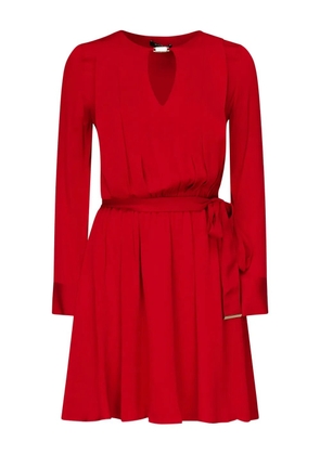 MARCIANO by GUESS keyhole-neck belted dress - Red
